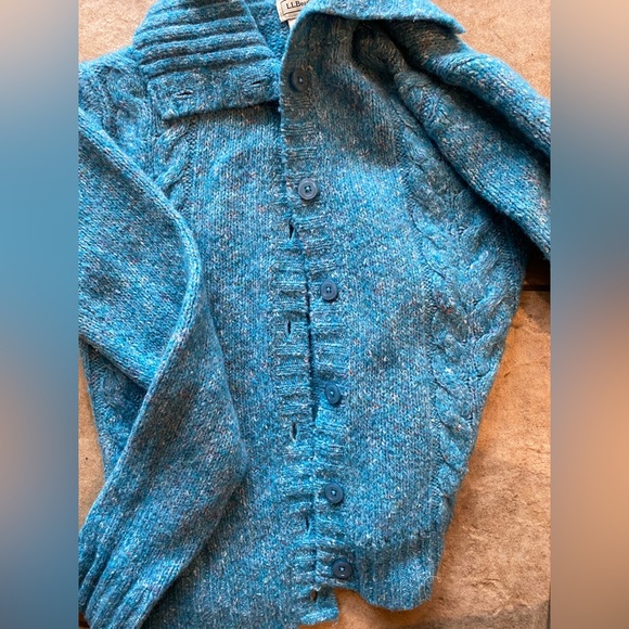 L.L. Bean Vintage Button Up Cardigan Sweater - Picture 3 of 4